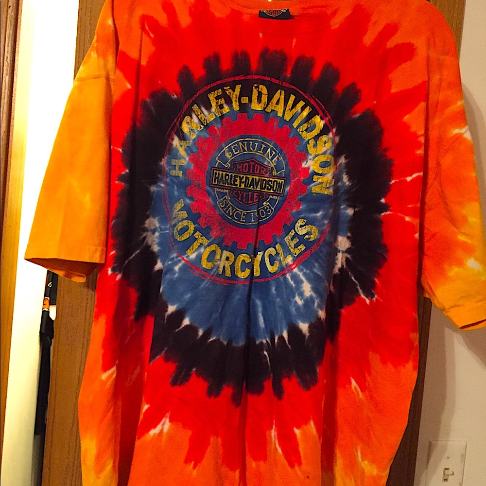 Harley Davidson Tie Dye T-Shirt